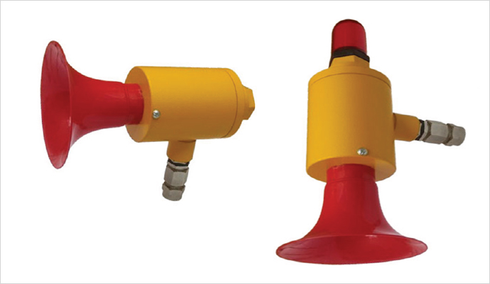 FLAMEPROOF BUZZER CUM LED BECON FLASHER